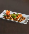 Sliced Fillet Steak Hot Pepper Sauce